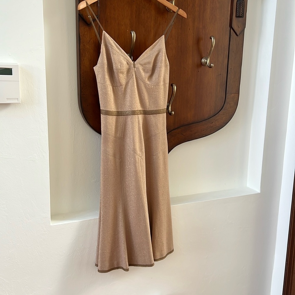 TRACY REESE 2 dress champagne NYE holiday